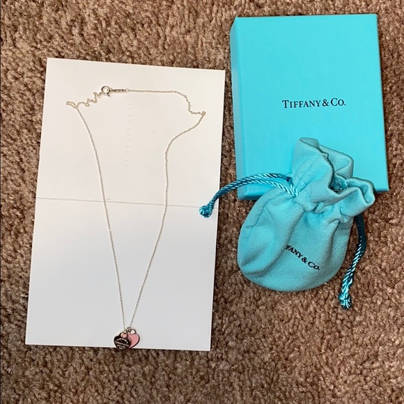 Tiffany double heart necklace